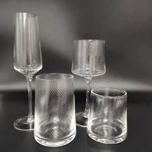 Clear glassware sets manufacturer made in China