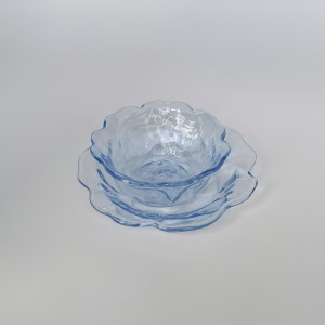 Sprayed Color Glass Plate And Bowl Made In China
