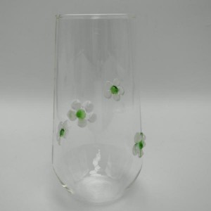 Heat-Resistant Glass Tumbler with Icon