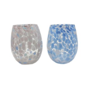 Creative Confetti Stemless Wine & Water Glass Set of 2