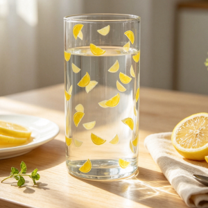 Decal Borosilicate Glass Tumbler – highball & lowball glasses