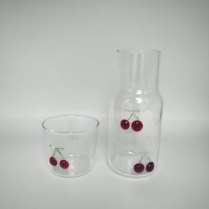 Cherry Glass Carafe and Tumbler Set | Glasswaretalk