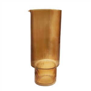 Ribbed Drinking Glass For Houseware