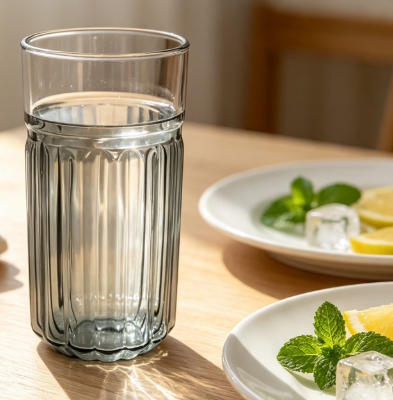 Spray-colored borosilicate tumbler Featured Image