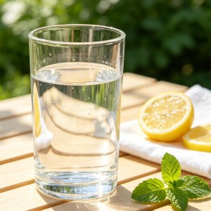 Transparent Glass Tumbler for Daily Use