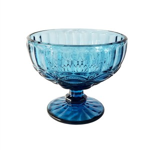 Blue Vintage Pressed Pattern Glassware Collection
