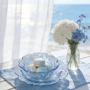 Sprayed Color Glass Plate And Bowl Made In China