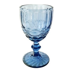 Blue Vintage Pressed Pattern Glassware Collection