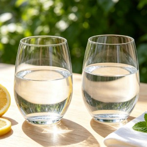 Custom Clear Glass Cup for Daily Drinkware