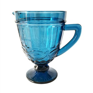 Blue Vintage Pressed Pattern Glassware Collection