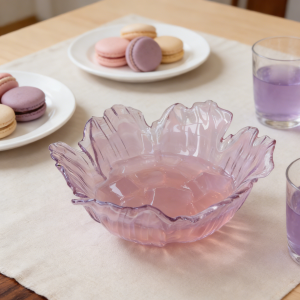 Sprayed Color Glass Plate And Bowl Manufacturer & Supplier Glassware