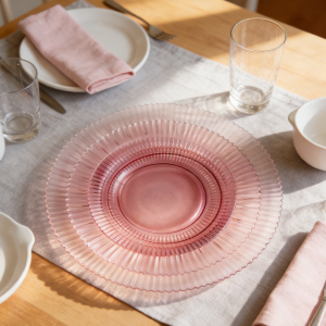 Sprayed Color Glass Plate Manufacturer & Supplier Glassware