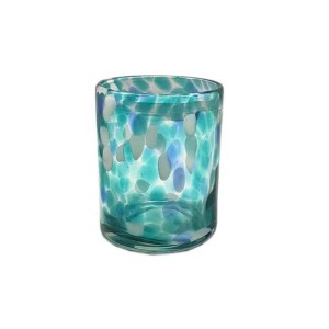 Confetti Hand Blown Art Glass Drinking Glasses