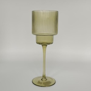 Vintage Colored Wine Glasses