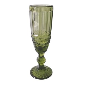 Green Embossing Fancy Glassware Collection