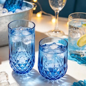Color Painting Glass Tumbler for Home Use — Machine Made