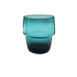 New Cyan Stackable Shape Solid Color  Glass Sets