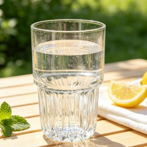 Durable Clear Glass Drinkware – Highball & Lowball Glasses
