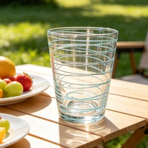 Solid Color Hand-Blown Glass Cup For Home