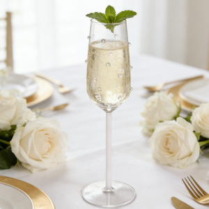 Wine Glass With Solid Dot