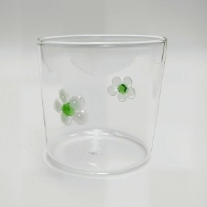 Heat-Resistant Glass Tumbler with Icon