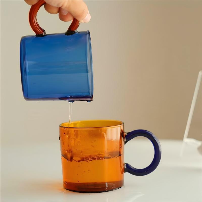 250ml high borosilicate glass mug