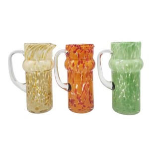 Confetti Hand Blown Glass Pitchers