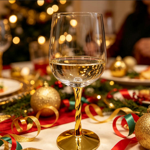 Gold Electroplated Wine Glasses for Wedding & Banquet Featured Image
