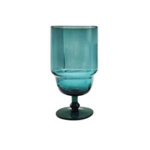 New Cyan Stackable Shape Solid Color  Glass Sets