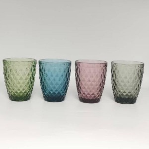 Solid Colored Glass Tumbler — Machine Made