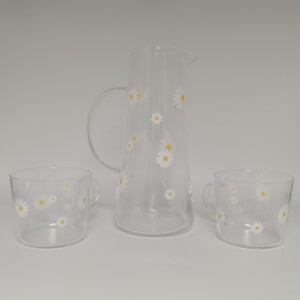 DECAL PAINTING GLASSWARE IN CHINESE MANUFACTURER