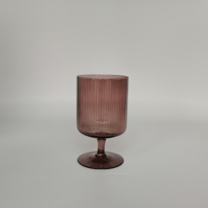 Ribbed Vertical Drinking Manufacturer & Supplier Glasses