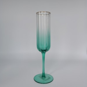 Spray Color Glass+Gold Rim Set Manufacturers