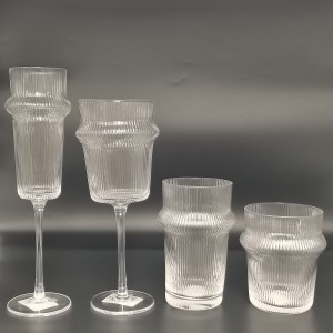 China wine glassware sets factory