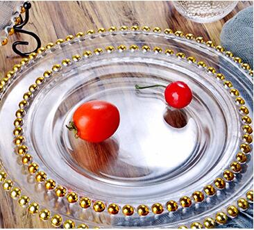 Beaded Glass Charger Plate (16)