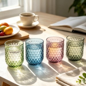 Custom Colored Glass Tumbler — Dishwasher Safe