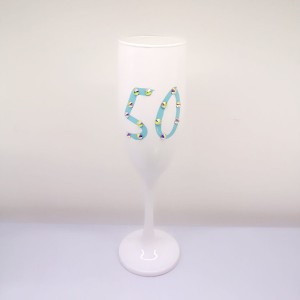 Unique Bling Birthday Champagne Glass