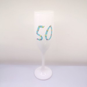 Unique Bling Birthday Champagne Glass