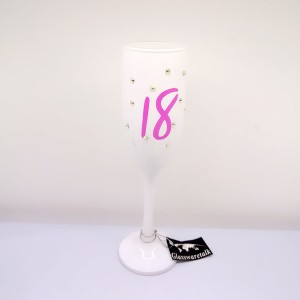 Unique Bling Birthday Champagne Glass