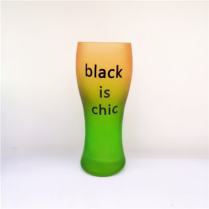 Black is Chic Fathers Day Personalized Pilsner Glass