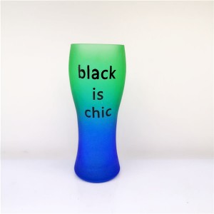 Black is Chic Fathers Day Personalized Pilsner Glass