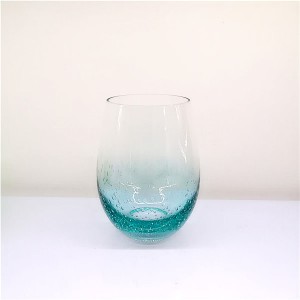 Bubble Glass Stemless Wine Glass