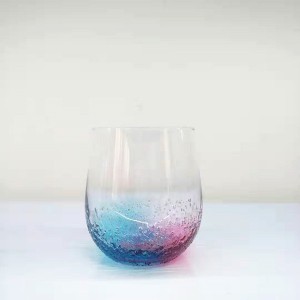 Ice Crumbs Design Wine Glasses