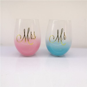 Top Sale Personalized Birthday Stemless Wine Glass