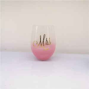 Top Sale Personalized Birthday Stemless Wine Glass