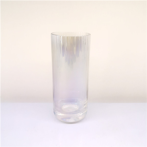 Vertical Ribbed Rainbow Wine Glasses-Champagne Glases-Goblets-Gin Glasses-Hiball Glasses-Water Cups