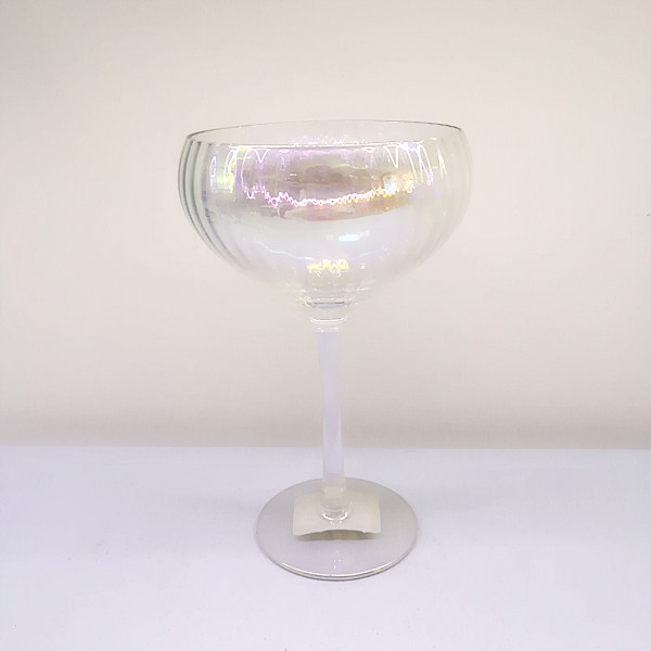 Vertical Ribbed Rainbow Wine Glasses-Champagne Glases-Goblets-Gin Glasses-Hiball Glasses-Water Cups