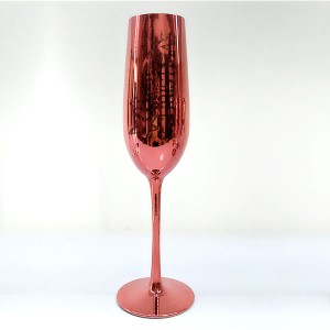 Laser Engrave 300 ML Mouth Blown Lead Free Champagne Flute