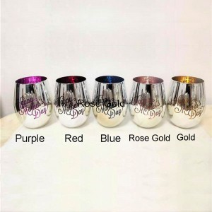 Laser Engraving Happy Mother’s Day Wine Glass Sets