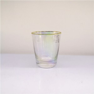 Gentle Ribbed Rainbow Wine Glasses